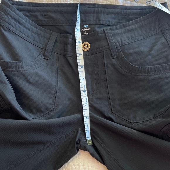Kuhl Horizn Convertible Pant Cargo Hiking Gorpcore Stretch Trail Zip Black Sz 0 - Picture 8 of 10